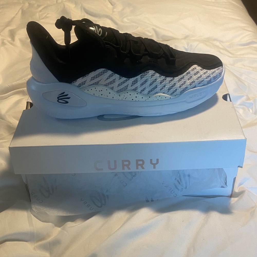 Curry Black and White Sneakers